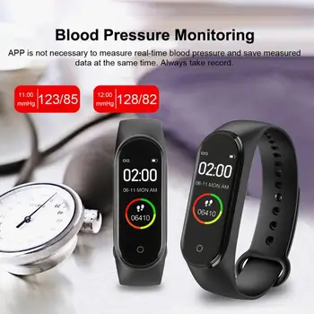 

M4 Smart Bracelet Bluetooth Call Heart Rate Sport Fitness Use Bluetooth Call Information Push