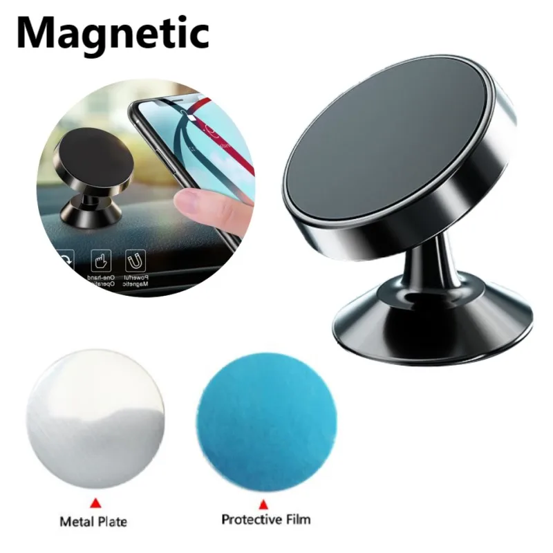 folding desktop phone stand Magnetic phone holder in car Magnet Mount Mobile Cell Phone Stand Telefon GPS Support For xiaomi iphone huawei samsung mobile holder for wall