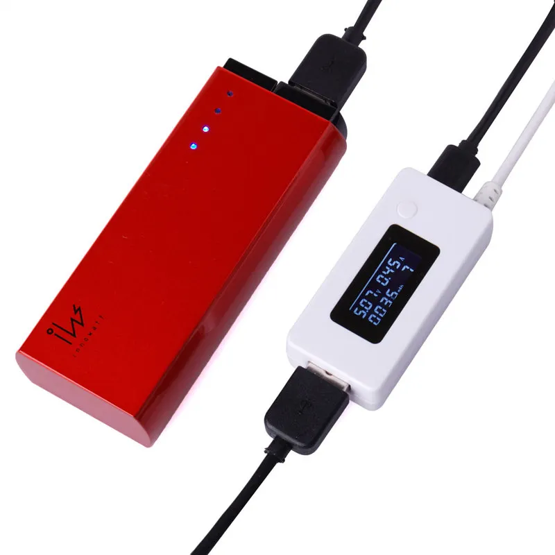 ЖК-дисплей USB зарядное устройство Емкость тока тестер напряжения метр для телефона power bank