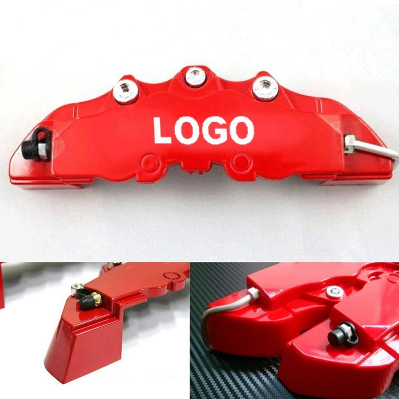 2 шт. или 4 шт. автомобильный диск Тормозной суппорт крышка 3D слово красный тормозной чехол подходит для 14-18 дюймов автомобиля 2 м и 2 S Универсальный комплект Для Brembo