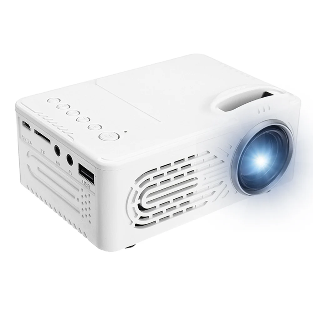 

Portable Home 1080P HD Projector USB LED Projector Beamer Systems Media Player Cinema Theater USB TV 3D EU Plug