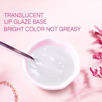 

DIY Clear Lipgloss Base Oil Moisturizing Non-stick Lipstick Material Base Gel for Lipgloss Makeup MPwell