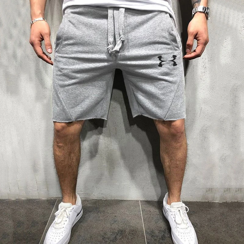 mens skinny jogger shorts
