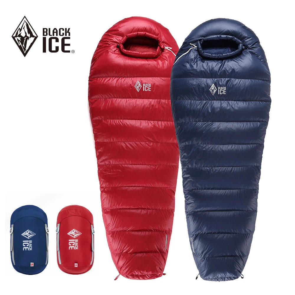 Black Ice G-series 700FP 15D Ultralight Mummy 90% Goose Down Sleeping Bag Ultra Warm Camping Blackice G200 G400 G700 G1000 G1300 sleeping bag