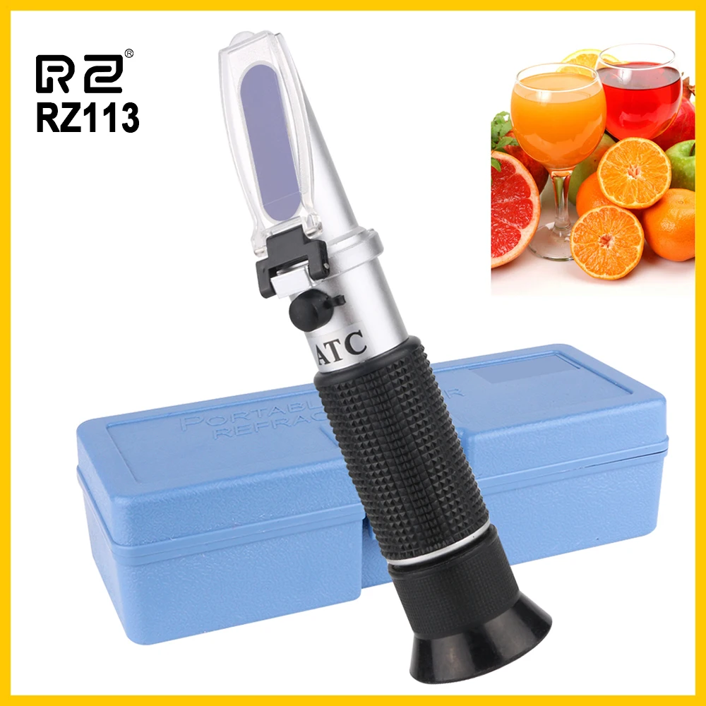 RZ Brix Refractometer 0~32% RHB 32ATC Optical Sugar Food Beverages ATC Content RZ113 Meter Tool Test Handheld|brix refractometer|refractometer brixsugar test meter - AliExpress