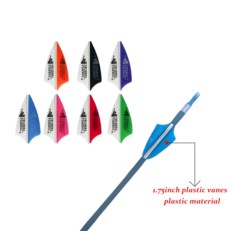 Охота арбалет стрельба 36 шт./лот стрельба из лука перо 1,7" лопасти-стрелки стрельба из лука лук стрела аксессуары