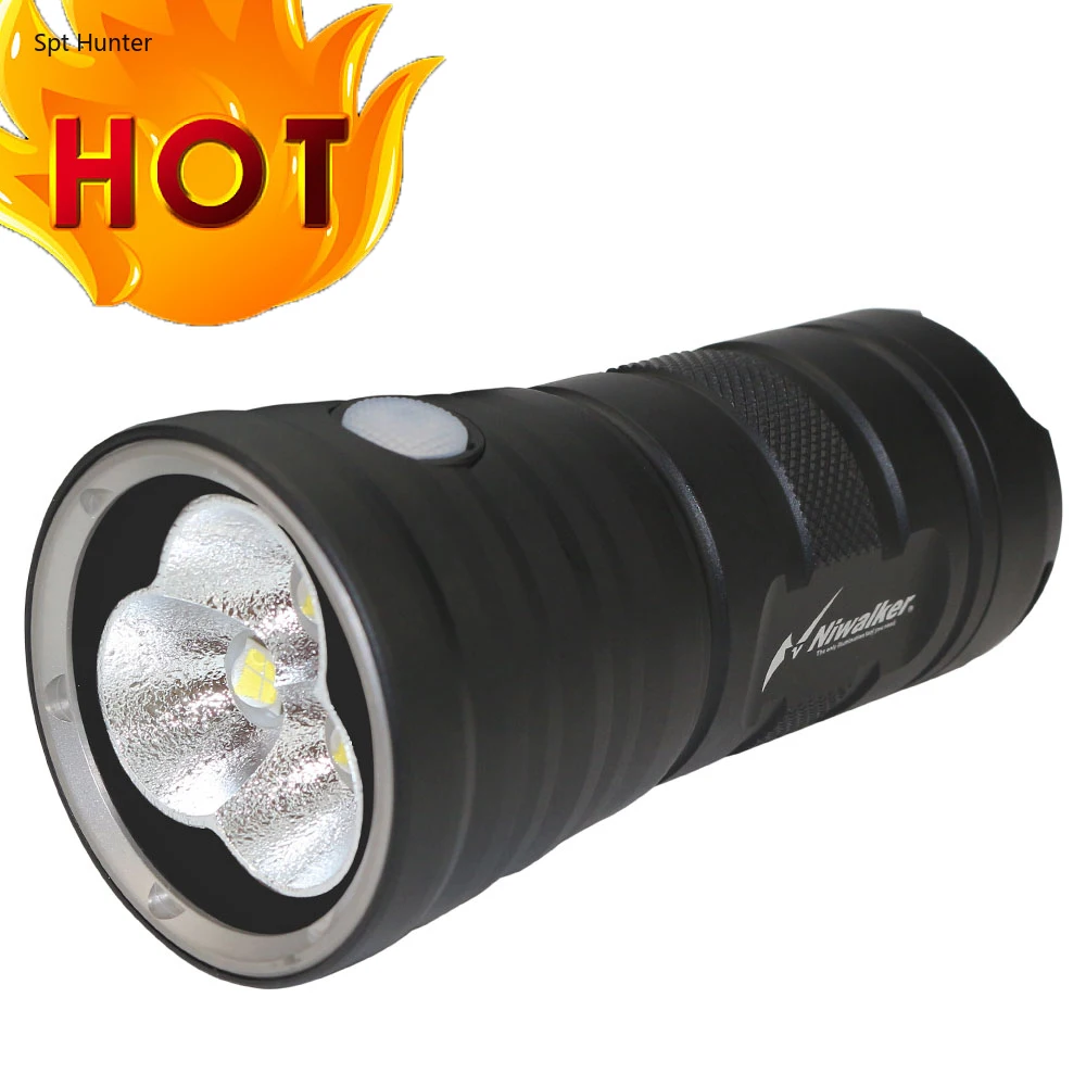 

Hot 7600 Lumens Shock Resistant Cree X HP70 LED Searching Flashlight with Beam Distance 300m gz150109