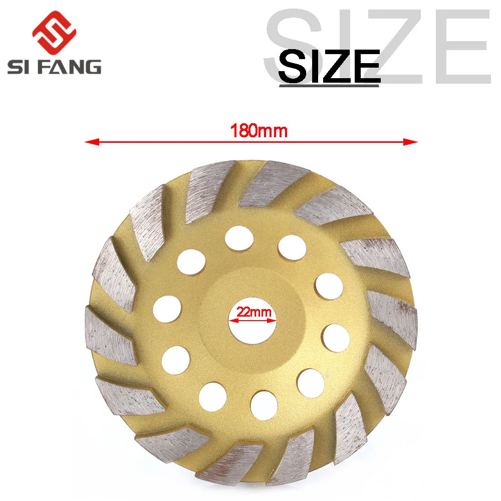 100/125/150/180mm Diamond Grinding Wheel Disc Wood Carving Disc Bowl Shape Grinding Cup Concrete Granite Cutting Power Tool