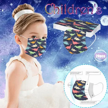 

10/20/30/50PCS Disposable Non-woven Face Mask Fashion Print Breathing Children Cute Mask Mouth Mask With Design Mascarillas