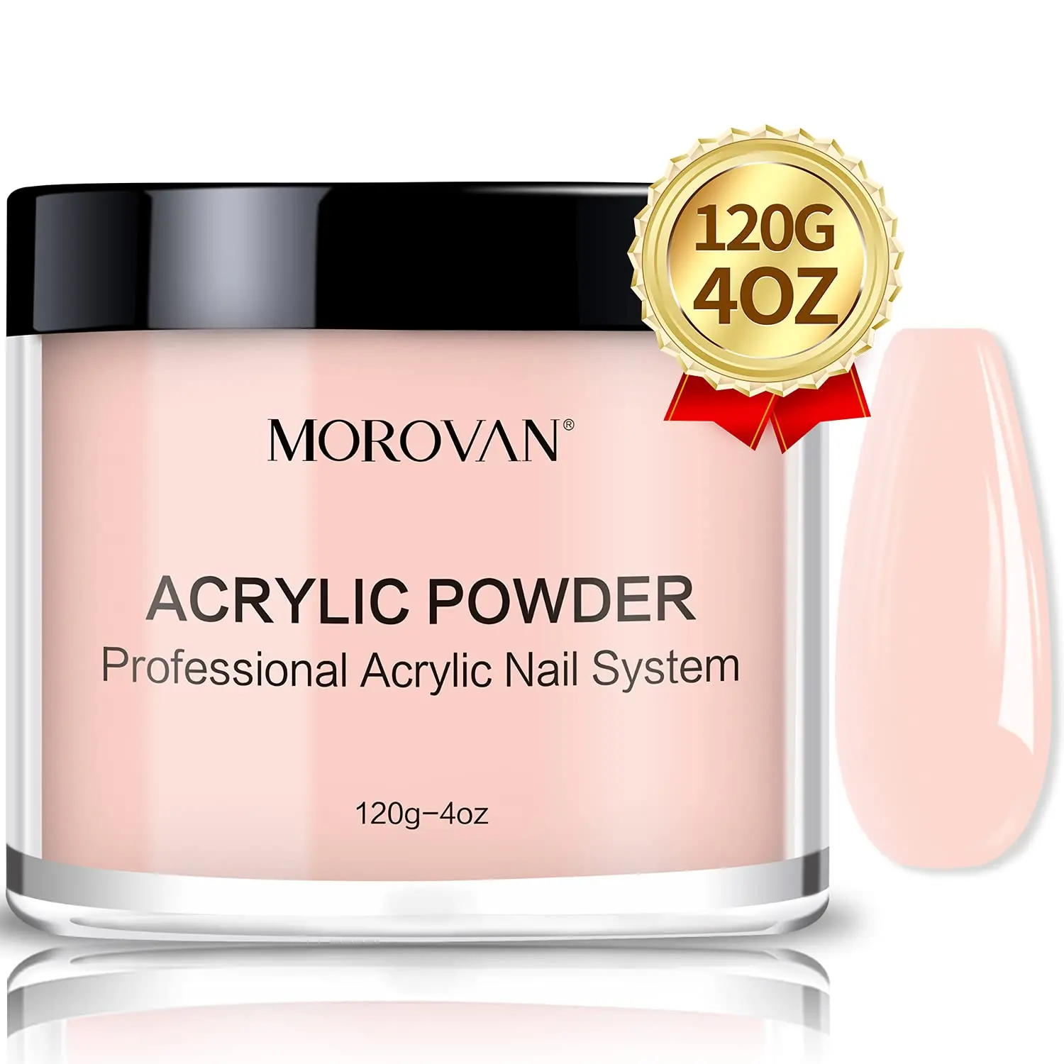 120g Nude Pink Acrylic Powder Professional Acrylic Nail Powder Polymer for Nail Extension Carving Nails DIY Art 4oz