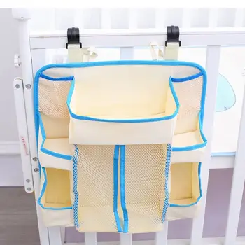 

Crib Bedside Storage Hanging Bag Diaper Case Multi-function Kids Infants Stroller Bags Rack for Baby Supplies