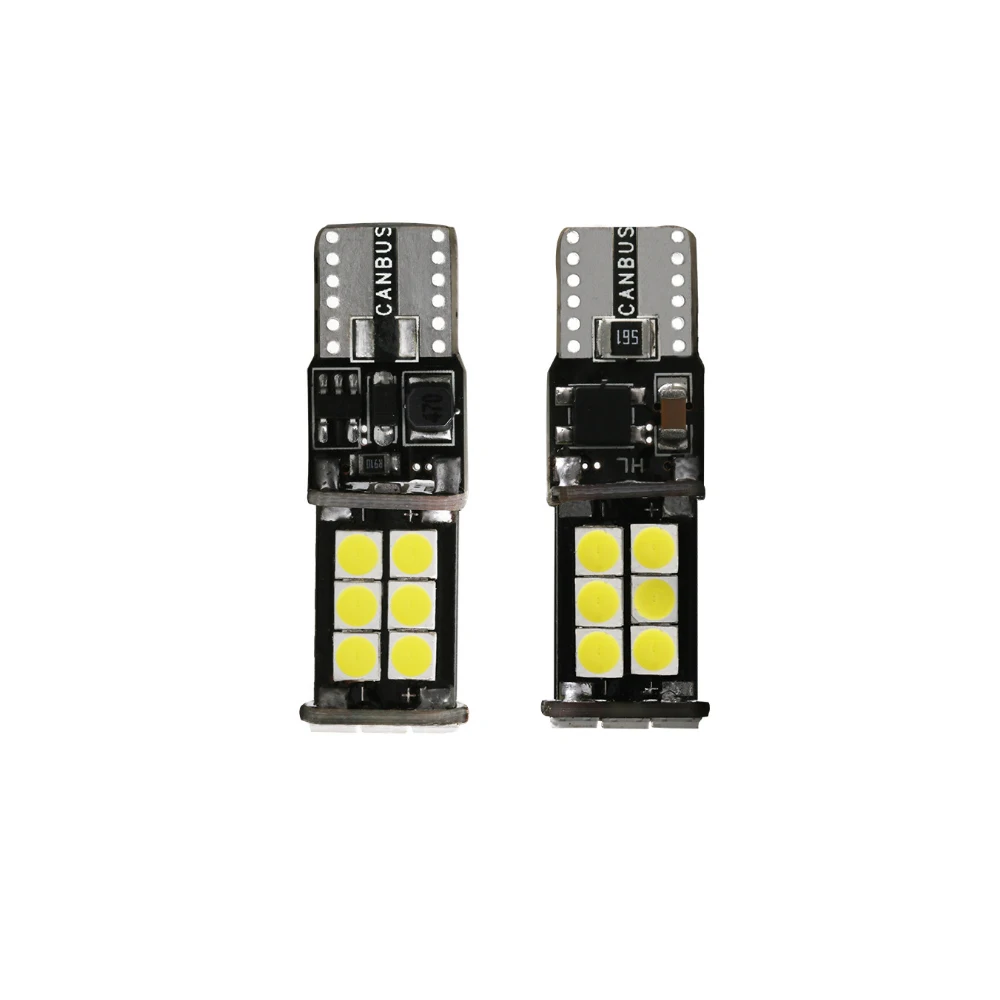 10 шт. Автомобильные светодиодные лампы Canbus T10 W5W 15SMD 3030 | Автомобили и мотоциклы