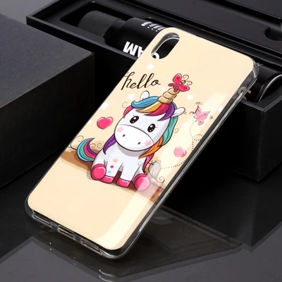 Чехол для телефона для Xiao mi Red mi 7A K20 Pro Note 7 милый кот Тигр Единорог волк Мягкий ТПУ чехол для Xiaomi mi CC9 CC9e A3 Lite 9T Pro - Цвет: B