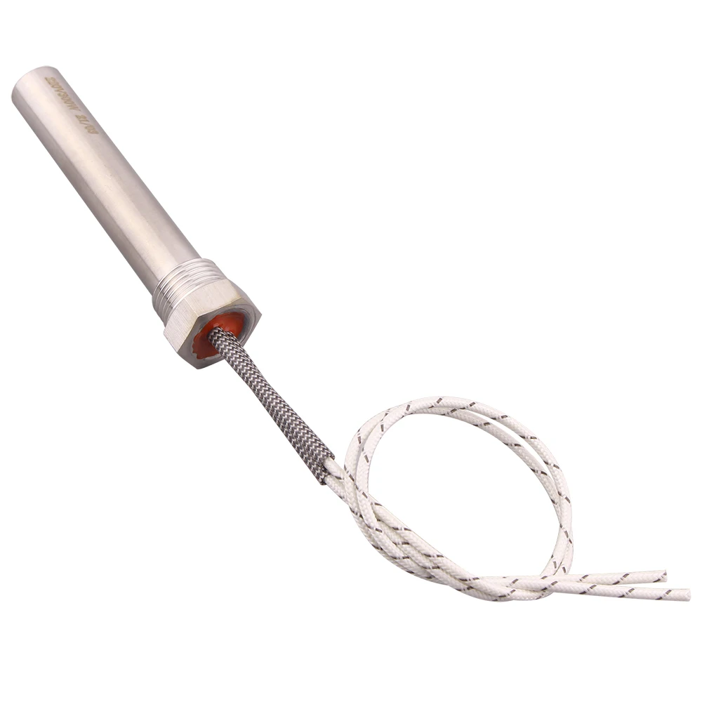 1/2" Thread 220v Cartridge Heating Element DN15 (21mm) SUS304 Immersion Electric Heater for Water 300w/500w/1000w/1500w/2000w