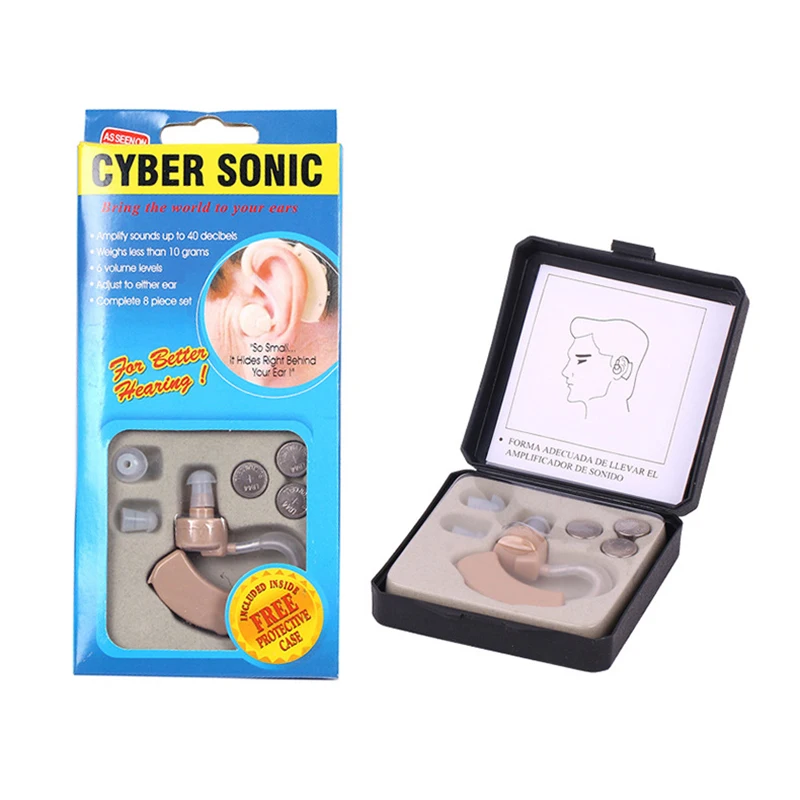 Hearing Aid Amplifier-Aid-Kit Deaf Tone Elderly Mini for The Adjustable