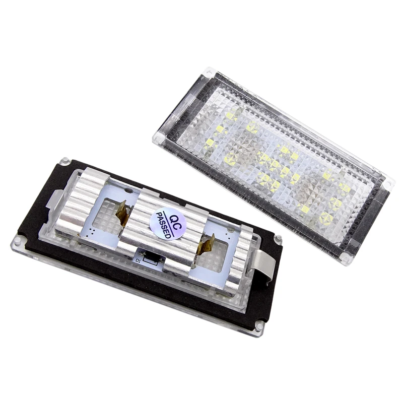 

2 Pcs/Set 12V Car Error Free 18 LED Factory License Lamp For BMW 7-Series E65 E66 2006-2008