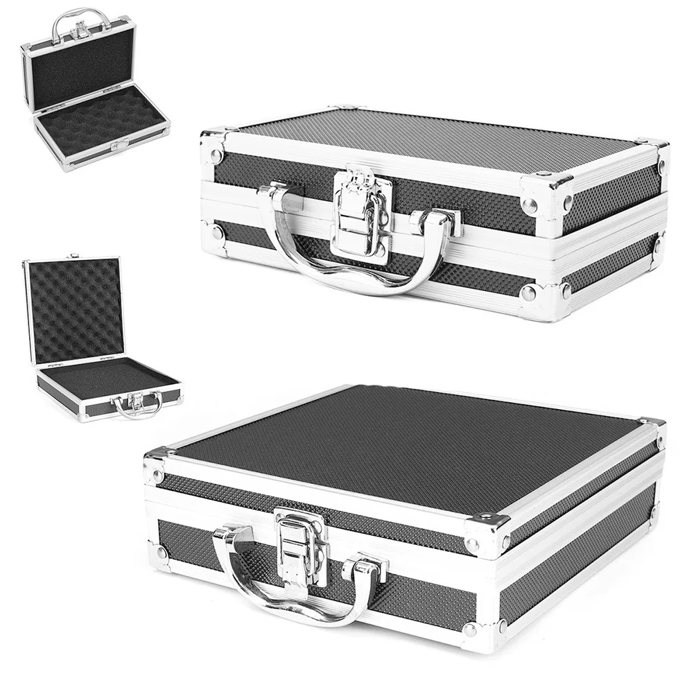 Toolbox Aluminum Alloy Storage Box Portable Toolbox Travel Case Small Toolbox Storage Box Safety Box Tool AccessoriesPortable New Toolbox Portable Aluminum Carry Case Tool Box Storage Organizer Travel Anti-collision Sturdy Password Box КоробкаPortable New Toolbox Portable Aluminum Carry Case Tool Box Storage Organizer Travel Anti-collision Sturdy Password Box Коробка leather tool bag