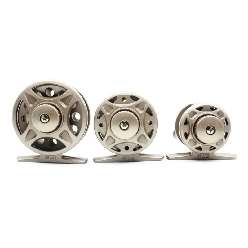 Winter Fishing Plastic Ice Fishing Reel Right/Left Handed Fishing Raft Wheel Ice Fishing Vessel Wheel Ultra-light