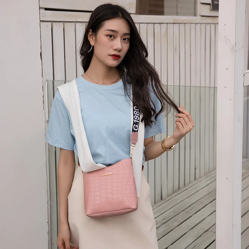 Women Messenger Bags Crocodile Pu Leather Female Crossbody Shoulder Hand bags For Women High Quality Ladies Handbags