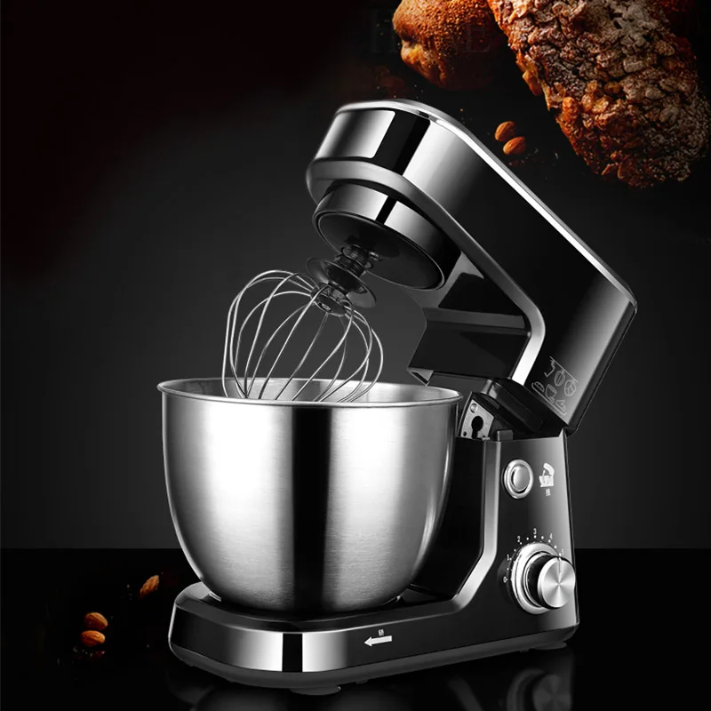 600W Kitchen Blender 4L Electric Paste Maker Egg Mixing Machine Household Bread Helper Bread Blender