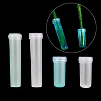 50 Pcs Fresh Flower Fresh-keeping Tube 4.2cm/7.3cm Plastic Plant Nutrition Tube Water Storage Container Floral Packing Supplies 1