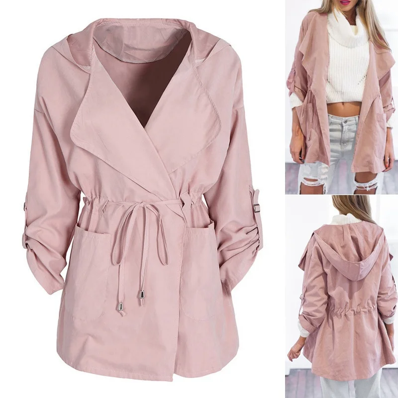 

ZOGAA spring new womens jackets and coats Casual streetwear 5 colors Hooded windbreaker plus size S-3XL windbreaker women