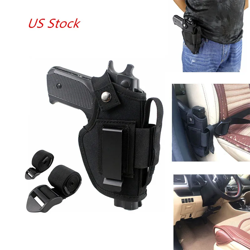Tactical Right/Left Hand IWB OWB Concealed Carry Gun Holster&Magazine Slot 