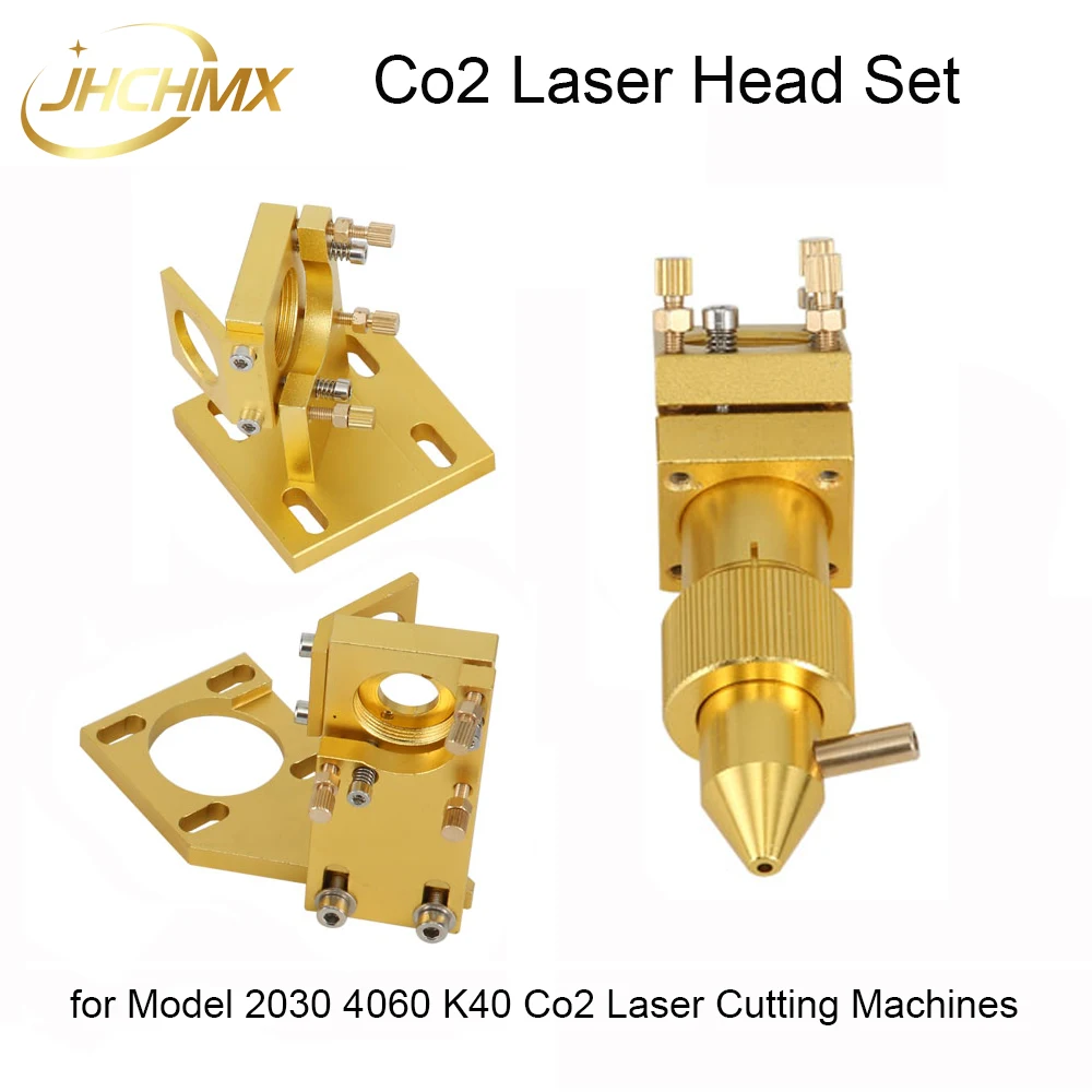 JHCHMX высокое качество Co2 лазерная головка набор для модели 2030 4060 K40 Малый Co2 лазерная резка машины Co2 лазерная головка аксессуары