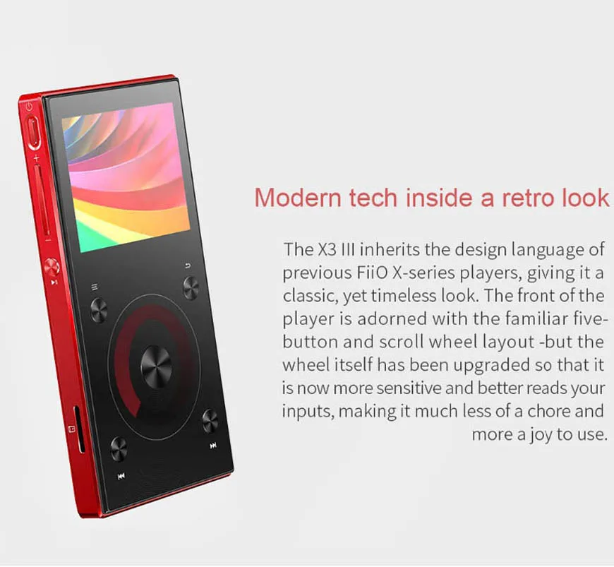 FIIO X3 Mark III Hi-Res Portable High Resolution lossless Music