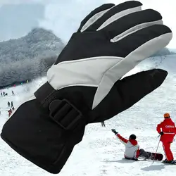 Зимние уличные мужские и женские лыжные перчатки теплые водонепроницаемые и ветрозащитные Нескользящие перчатки