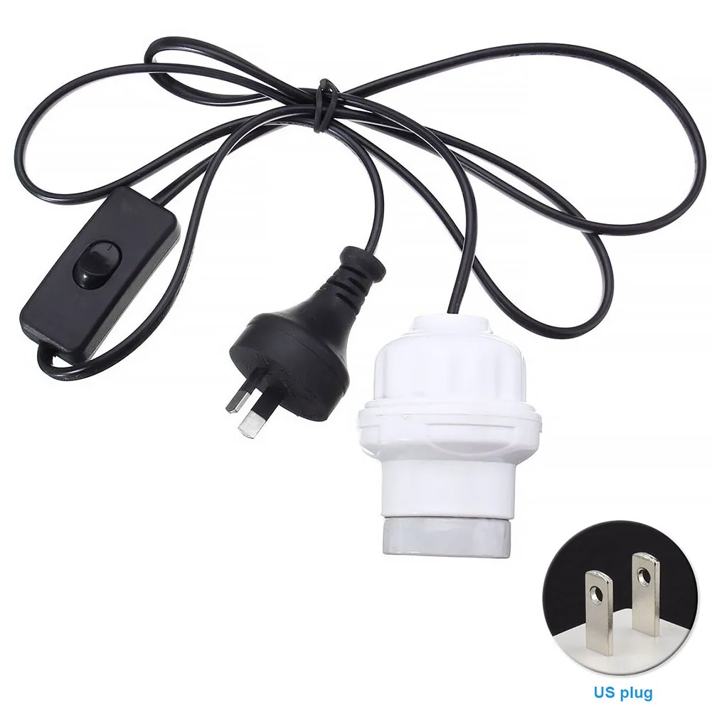 

Reptile Socket Heating Heater Lighting Bulb Warm Ceramic Lamp Holder Switch Vivarium E27