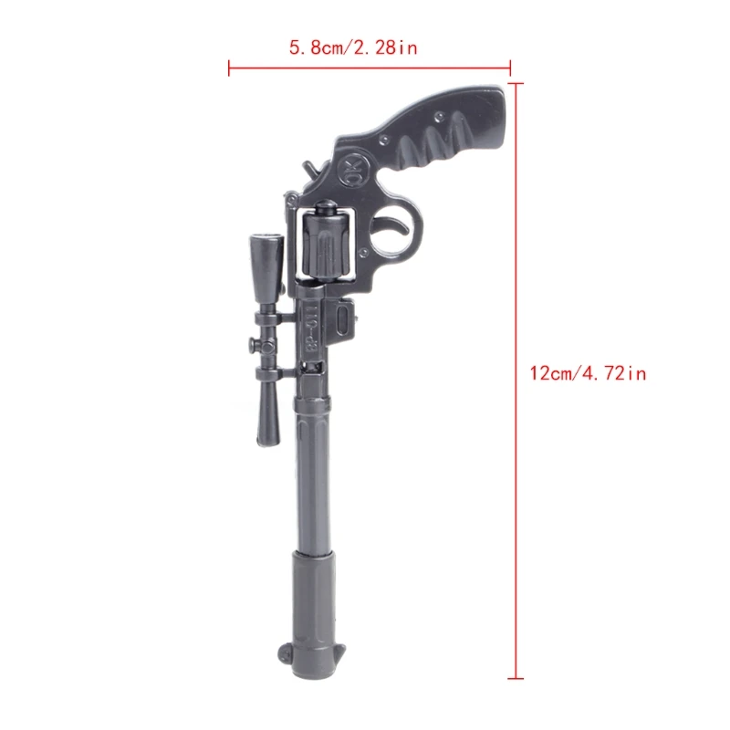 

Gun Shape Ballpoint Pen Blue Ink School Office Stationery Writing Tools Gift