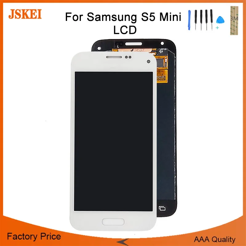 Для Samsung S5 Mini G800 G800F 4 5 &quotЖК экран дисплей кодирующий преобразователь сенсорного