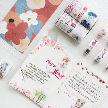 

10 pcs / Set washi tape Flamingo washitape Starry sky masking tape Kawaii material escolar washi scrapbooking papelaria