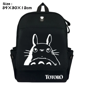 

New 2020 canvas Tonari no Totoro Backpack bag Teenagers Anime Cosplay Backpacks school bag Laptop shoulder Bag Travel Rucksack
