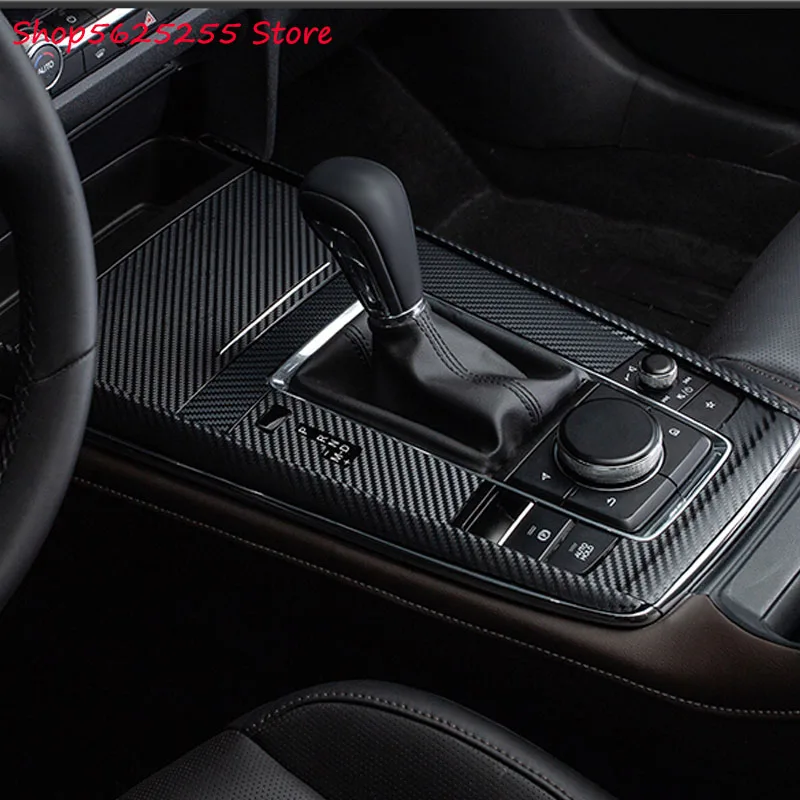 

Car Sticker for Mazda CX30 CX-30 2020 2021 Accessories Gear Shift Frame Panel Membrane Decoration Cover Interior Modification