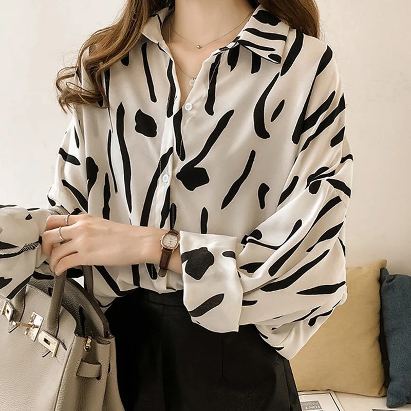 

Mazefeng Fashion Womens Tops and Blouses 2019 Plus Size 3XL 4XL Striped Long Sleeve Shirt Women Blouses Shirt Clothing Female