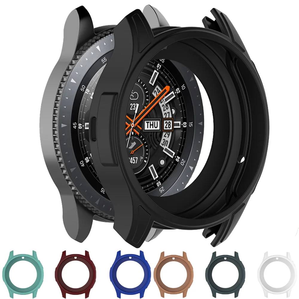 Чехол для Samsung Galaxy Watch 46 мм 42 gear S3 frontier мягкий силиконовый защитный чехол