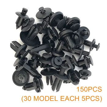 

Bumper Rivets Car Fastener Trunk 30 types Mixed 150pcs/set High Quality