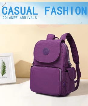 

Quality Casual Original Bolsa Kipled School Backpack for Teenage Girl Nylon Mochila Escolar With Monkey Keychain Bags