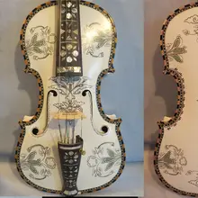 Необычная норвежская скрипка 4/4 скрипка(4*5) для профессионального концертного исполнения hardanger#10204