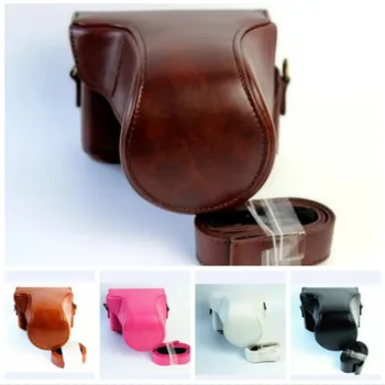 

PU Leather Camera Bag Case Cover for Canon EOS M10 M100 eos m200 15-45mm 5 Colors
