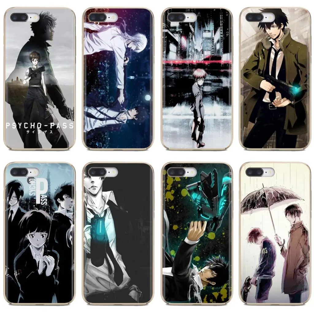 For Samsung Galaxy J1 J2 J3 J4 J5 J6 J7 J8 Plus Prime 2015 Soft Cover Bag psycho pass Japanese animation | Мобильные телефоны и