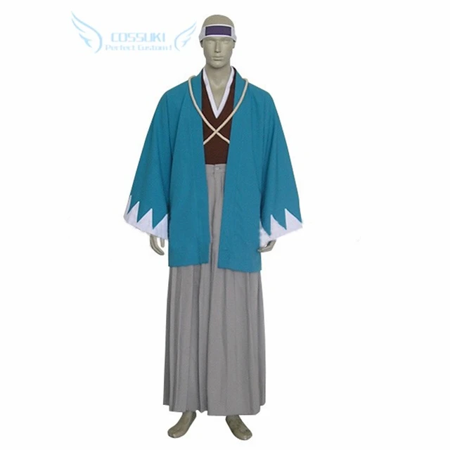  Men Rurouni Kenshin Cosplay Costume Himura Kenshin Kimono Robe  Swordwear Red Uniforms Halloween Suit : Clothing, Shoes & Jewelry