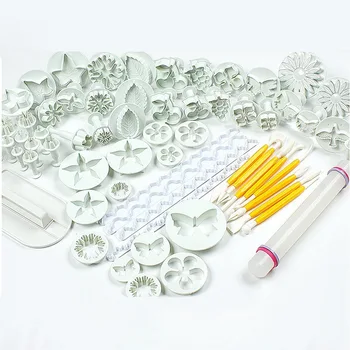 

Baking Tool Set 68 Pcs Set Combination Fondant Cake Mold Set