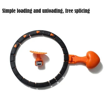 

Auto-Spinning Hoop Smart Counting Loop Adjustable Waist Size Slimming Exercise Exercise Smart Hoop