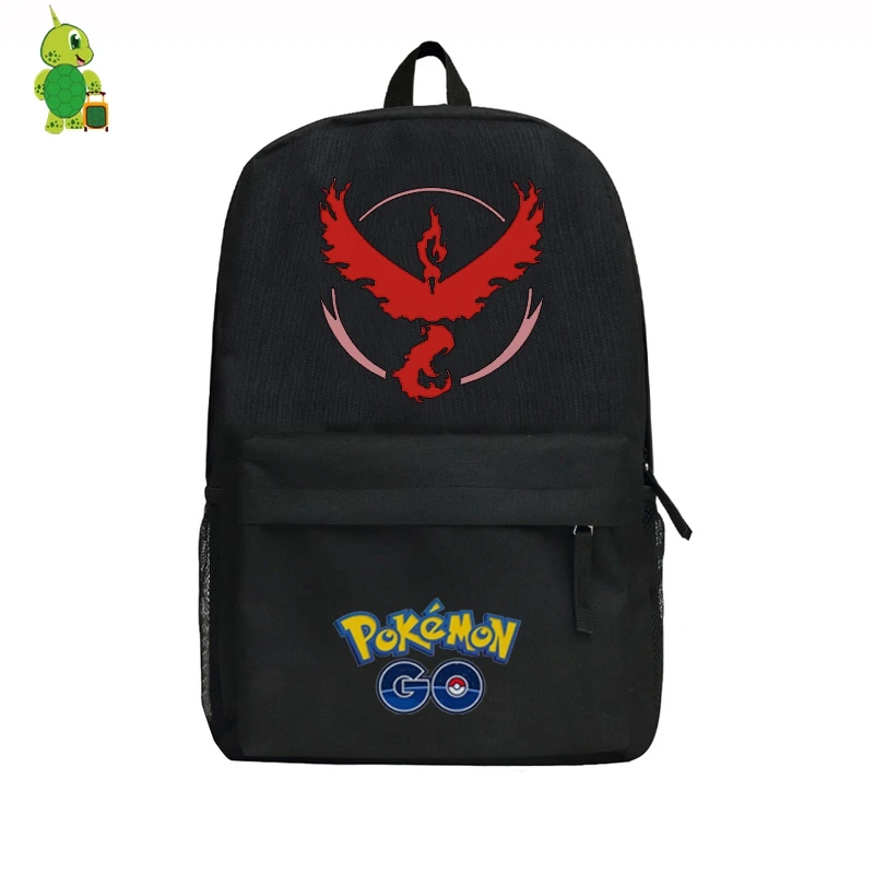 13 Pokemon Go Team Mystic Valor Instinct, школьные сумки для подростков, девочек, мальчиков, рюкзак для ноутбука, детские школьные сумки, дорожный рюкзак - Цвет: 13