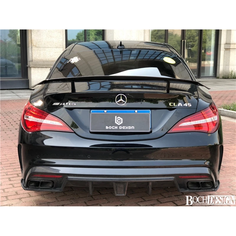 Крышка крыла спойлера GT для Mercedes Benz CLA CLASS W117 CLA45 из углеродного волокна/ФАП задний