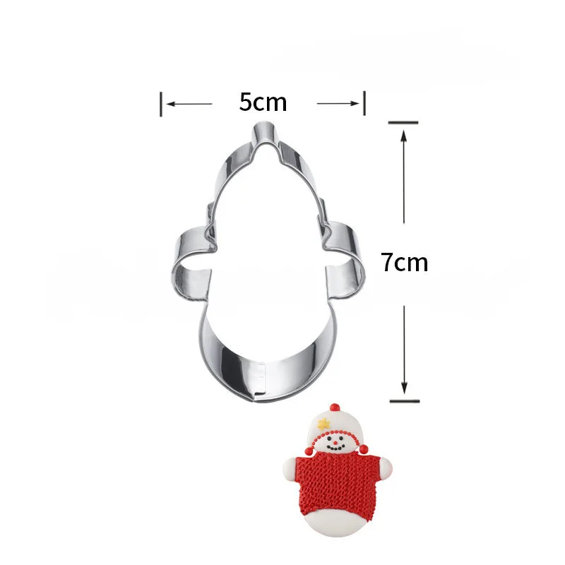 1 шт. Кондитерские репостерия Рождественский Декор Снеговик помадка Инструменты