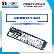 Kingston A2000 NVMe M.2 2280 SATA SSD 120 ГБ 250 500 1 ТБ Внутренний твердотельный накопитель на жестком диске с волокнно-Оптической вилкой для ПК Тетрадь ультрабук